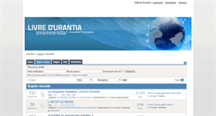 Desktop Screenshot of forum.urantia.fr